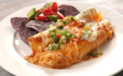 Buffalo Chicken Enchiladas